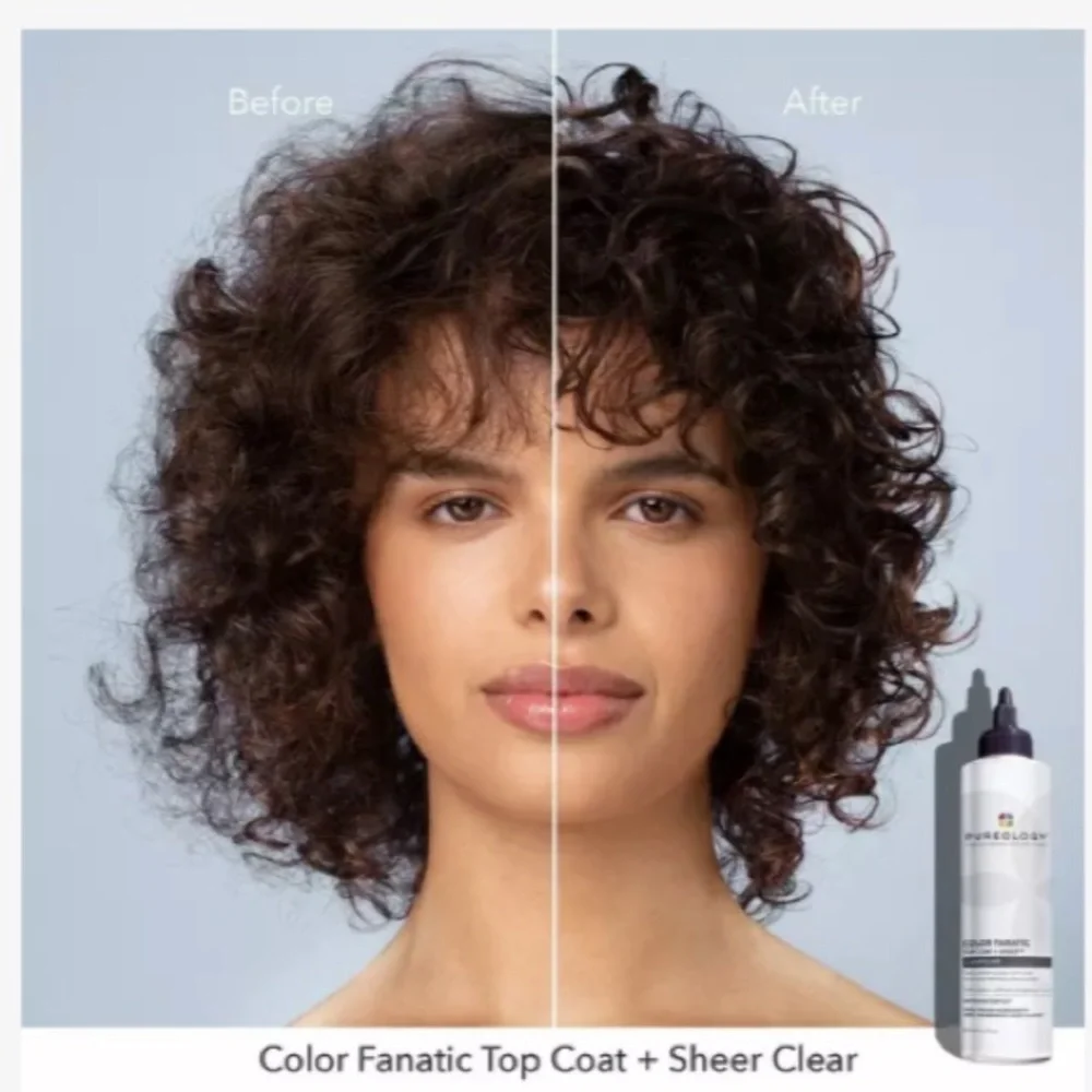 💆‍♀️ NWOB Pureology Color Fanatic Top Coat + Sheer in Clear Mini 1 oz